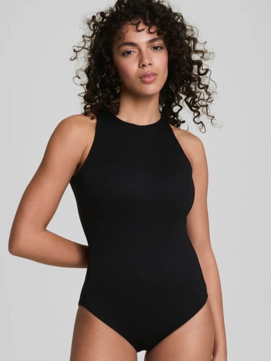 SPANX Other - Spanx SPANXshape Pique High Neck One-Piece Swimsuit Bathing Suit NWT Size XL